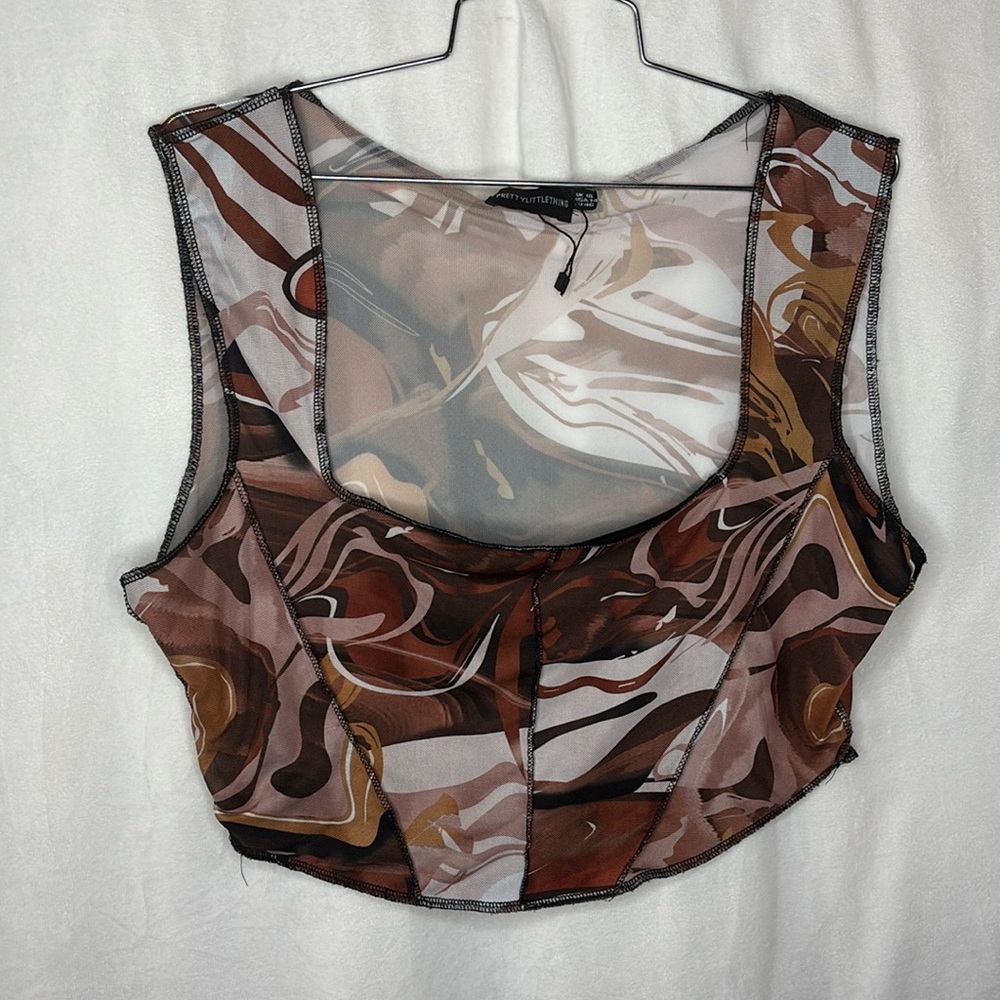 Pretty Little Thing Top Tank Womens 14